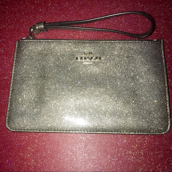 Coach Hologram x NASA Glitter Wristlet - Picture 3 of 4